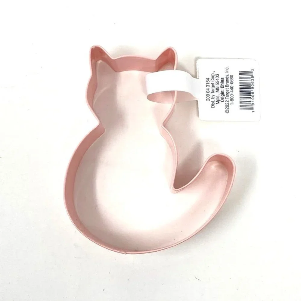 Target Wondershop Dog Cat Cookie Cutters Stainless Steel Set of 2